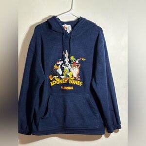 Vintage Warner Bros. Looney Tunes Navy Hoodie